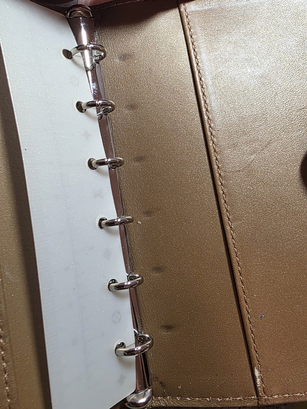 Louis Vuitton Gold Embossed Monogram Vernis Compact Agenda Cover - Picture 5 of 16